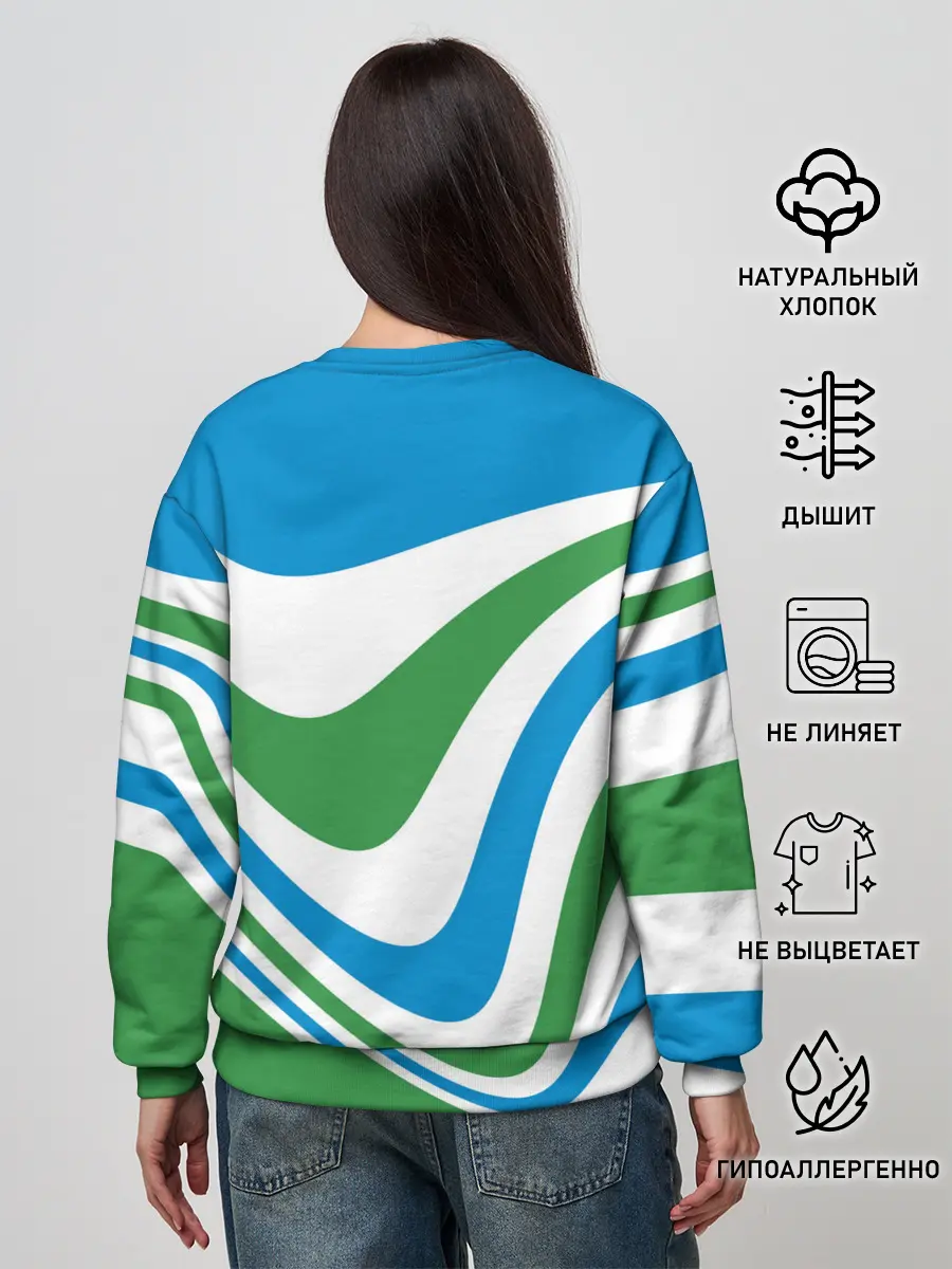 Женский свитшот / Узбекистан