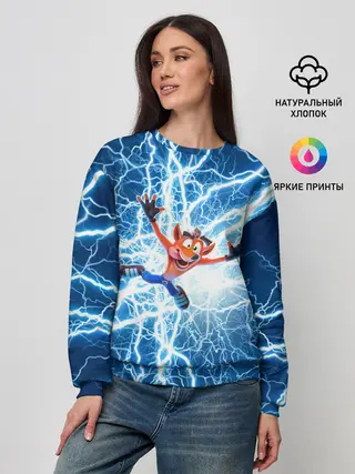 Женский свитшот / Crash Bandicoot