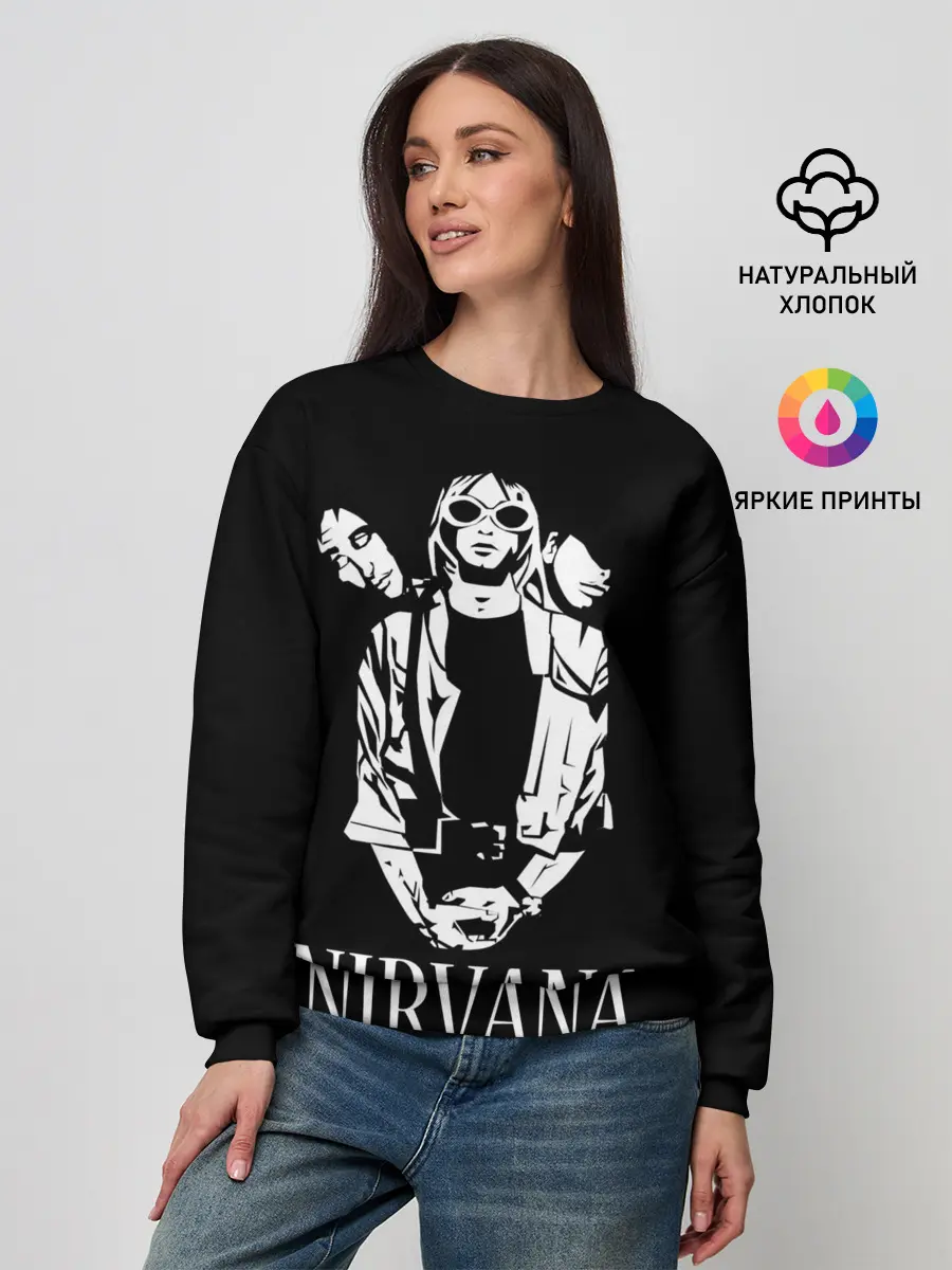 Женский свитшот / NIRVANA