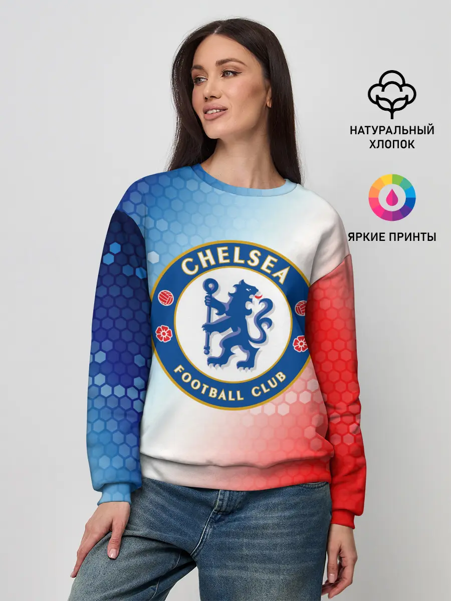 Женский свитшот / CHELSEA F.C. / ЧЕЛСИ