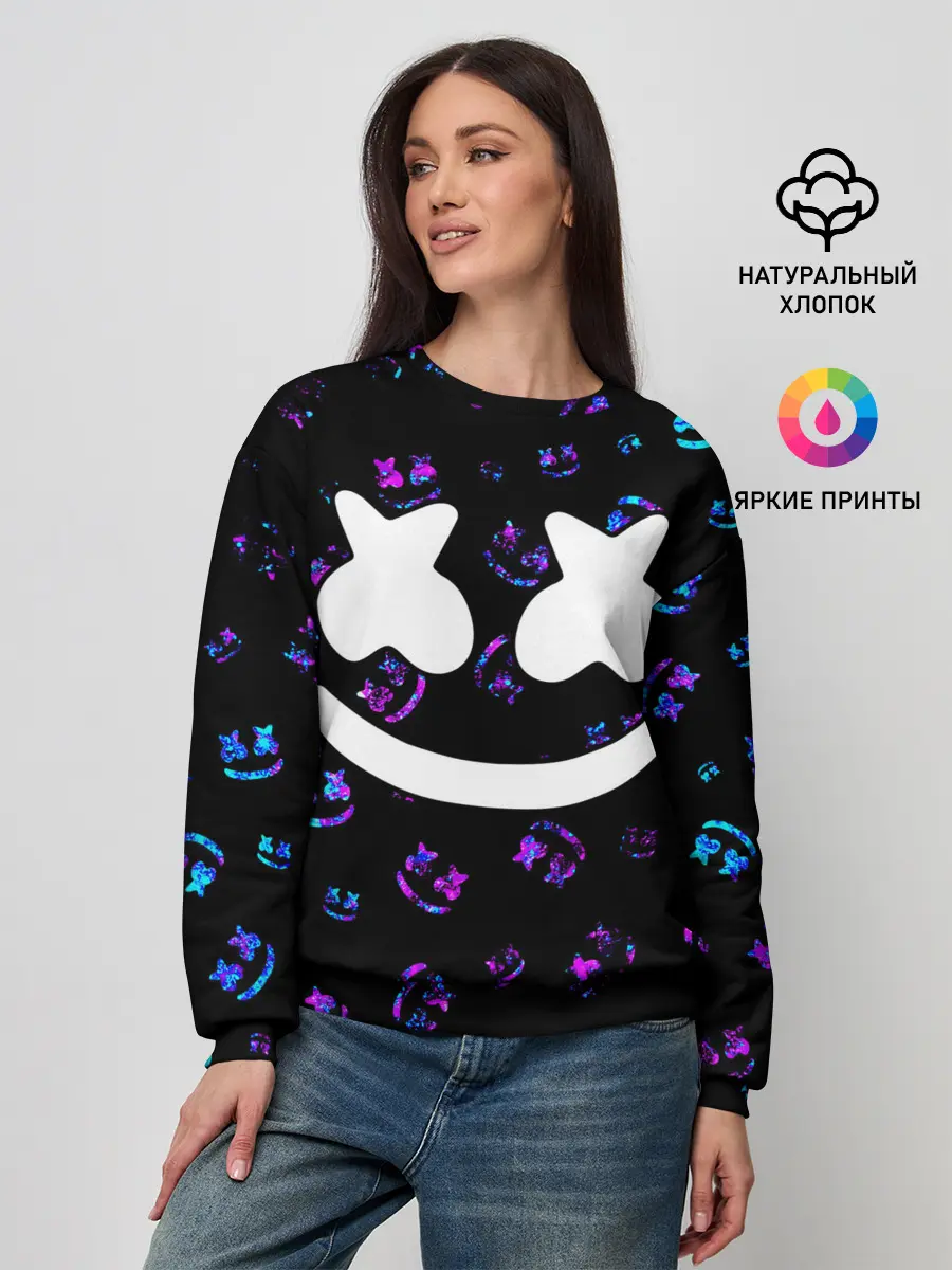 Женский свитшот / MARSHMELLO / МАРШМЕЛЛОУ