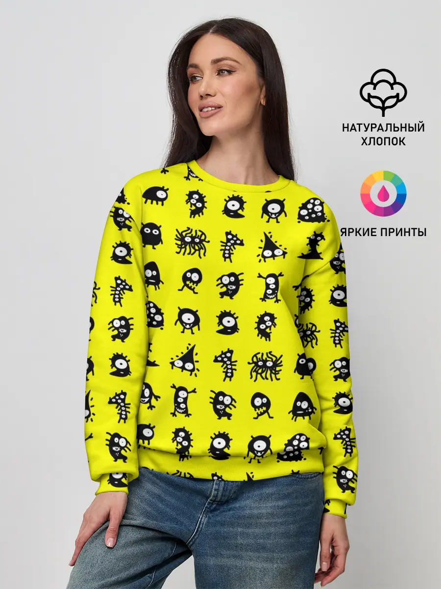 Женский свитшот / монстры