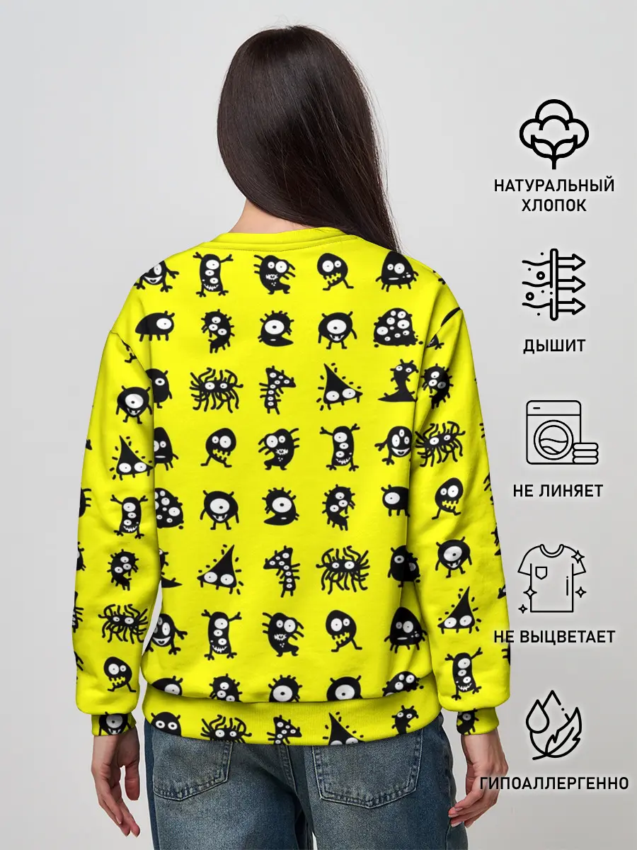 Женский свитшот / монстры