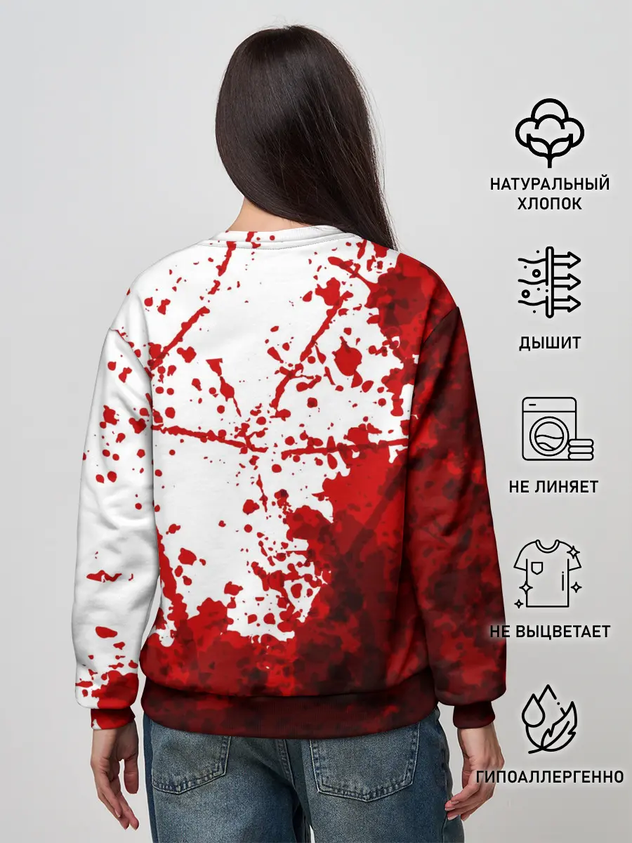 Женский свитшот / HALLOWEEN BLOOD