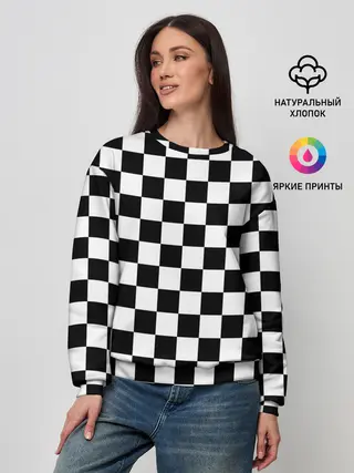 Женский свитшот / Шахматка