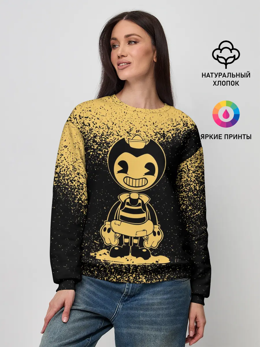Женский свитшот / Bendy And The Ink Machine