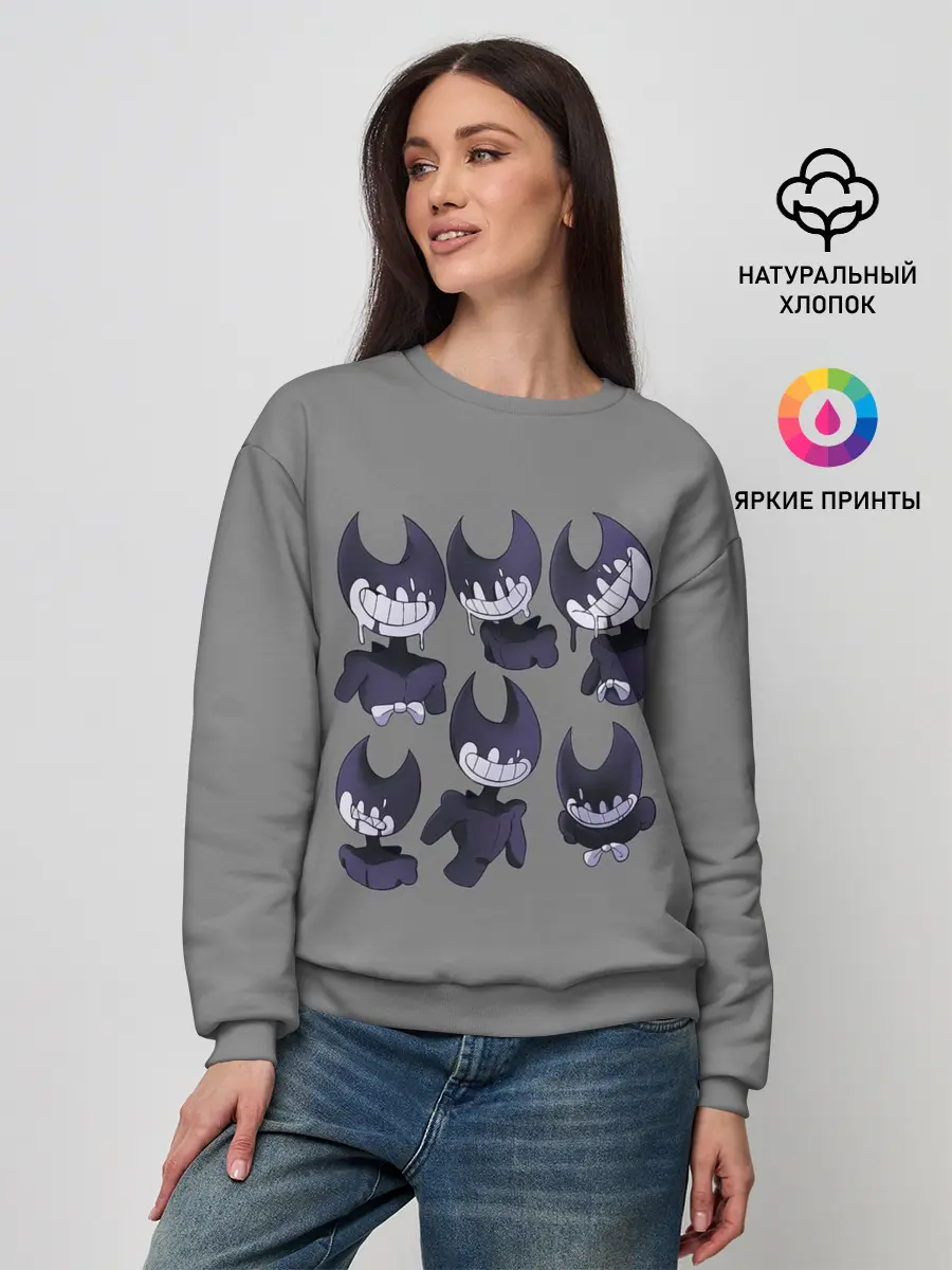 Женский свитшот / Bendy And The Ink Machine