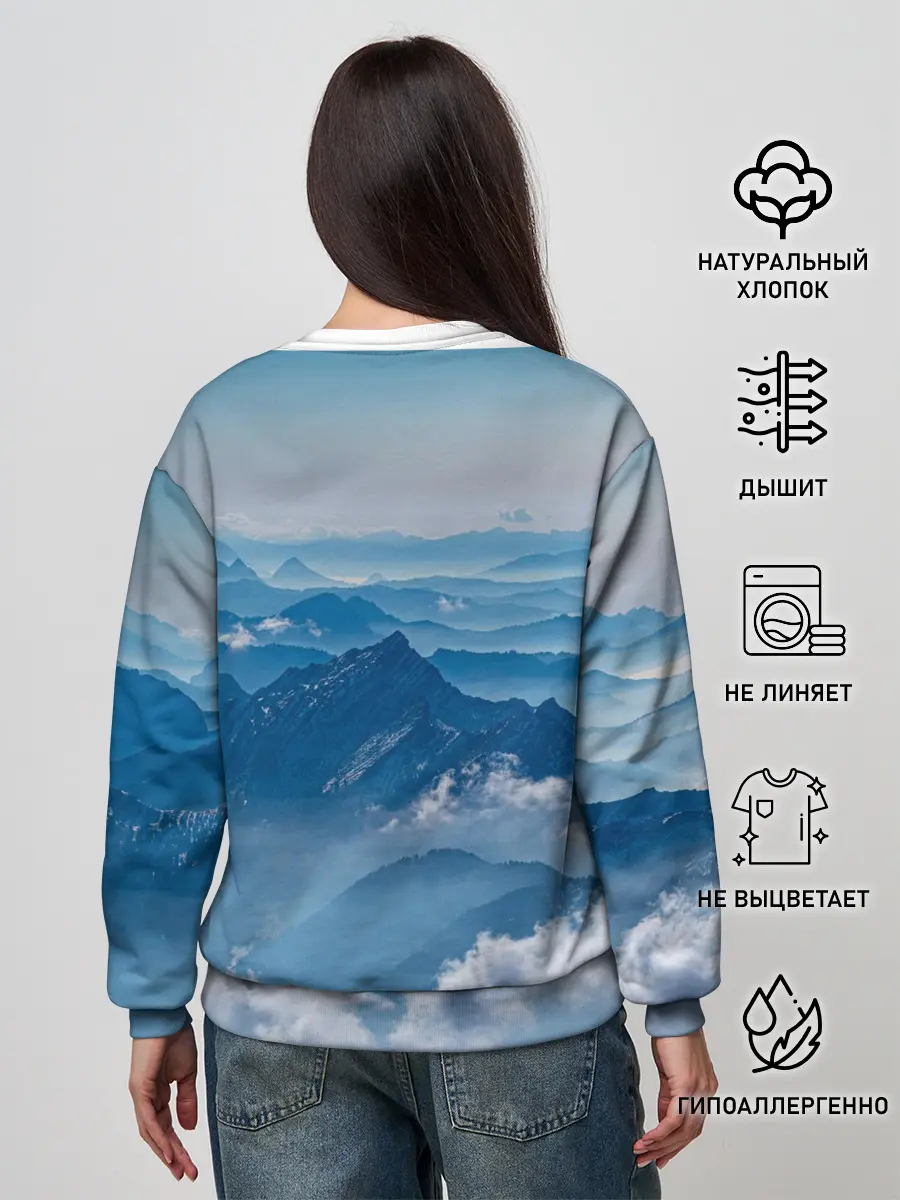 Женский свитшот / Горы