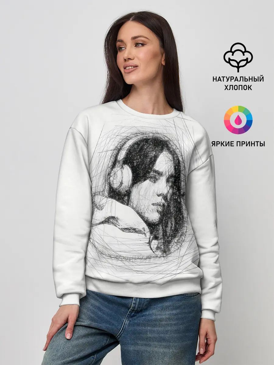 Женский свитшот / Billie Eilish