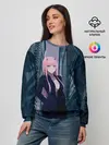 Женский свитшот / Zero Two в большом городе