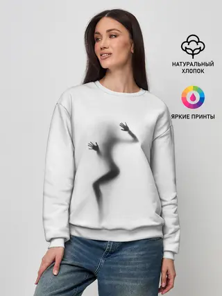 Женский свитшот / ДЕВУШКА ЗА СТЕКЛОМ