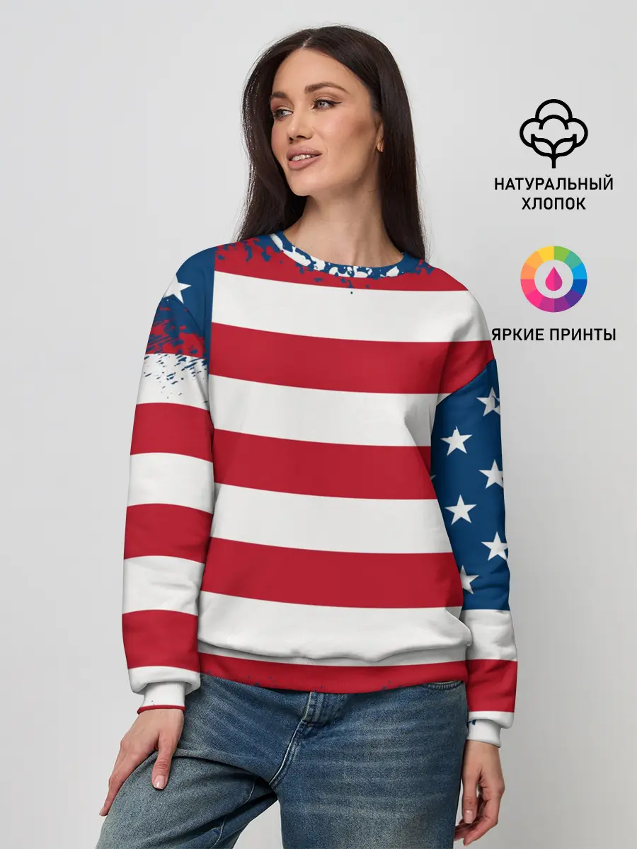 Женский свитшот / Америка