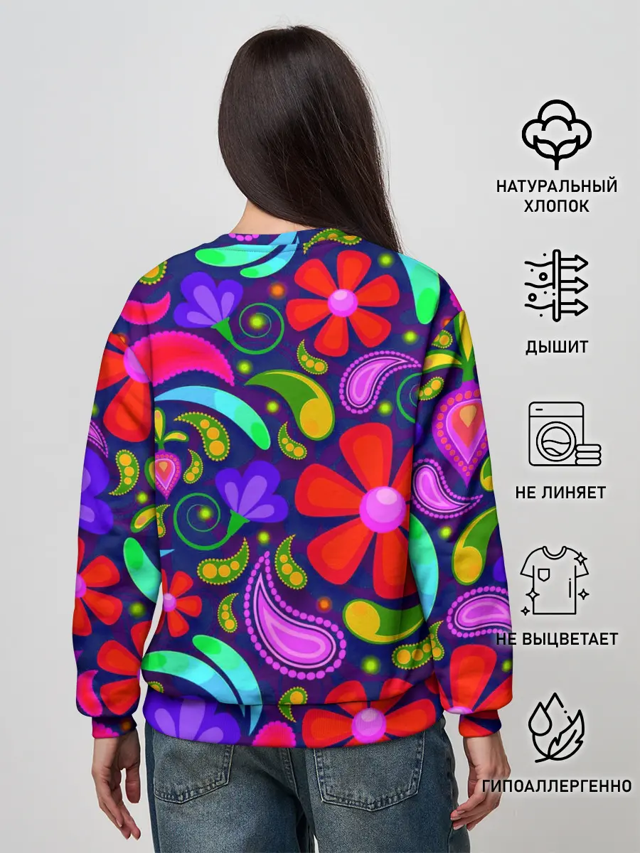 Женский свитшот / Flower$$$