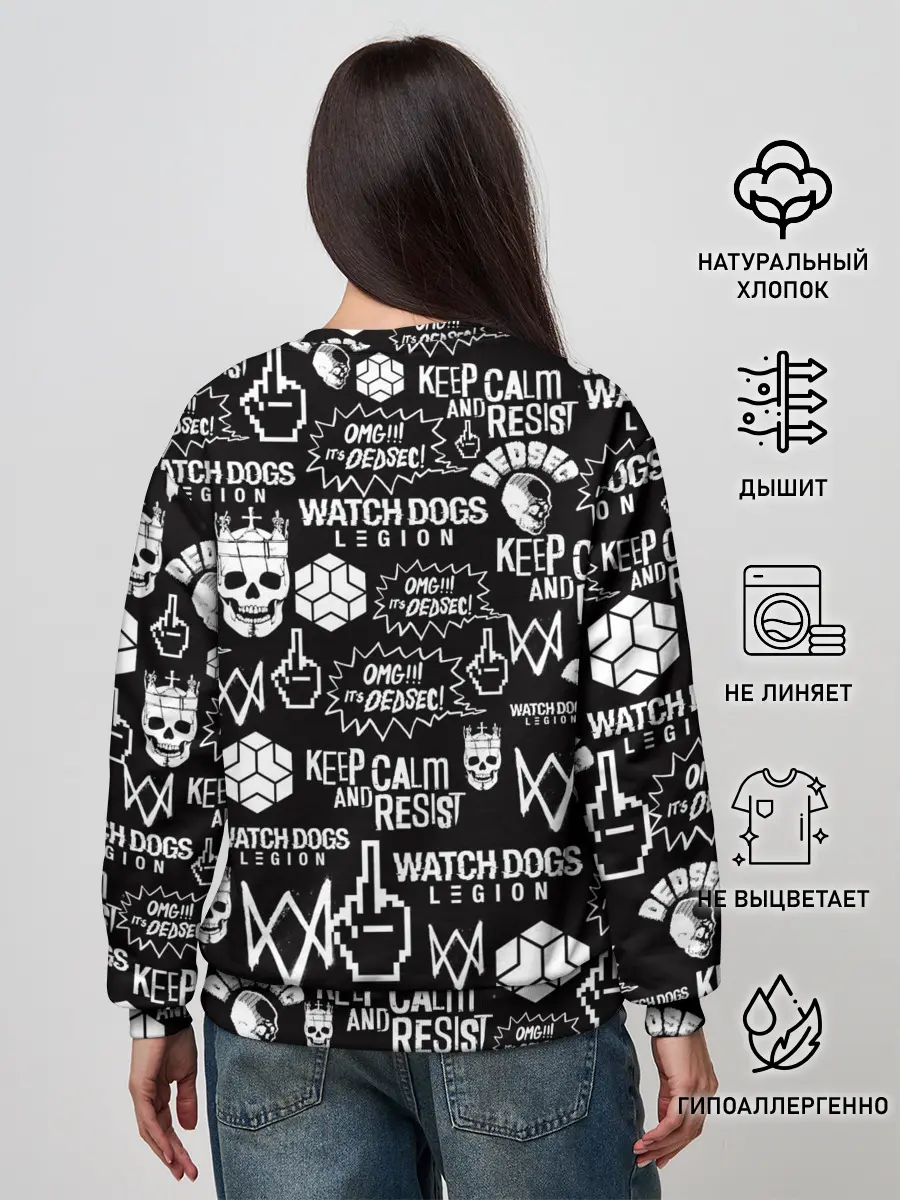 Женский свитшот / WATCH DOGS LEGION