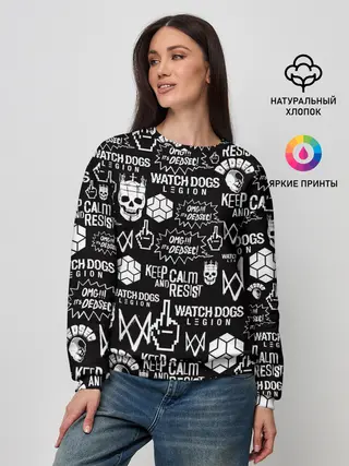Женский свитшот / WATCH DOGS LEGION