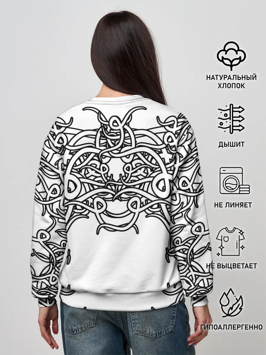 Женский свитшот / Фэнтези мотылёк