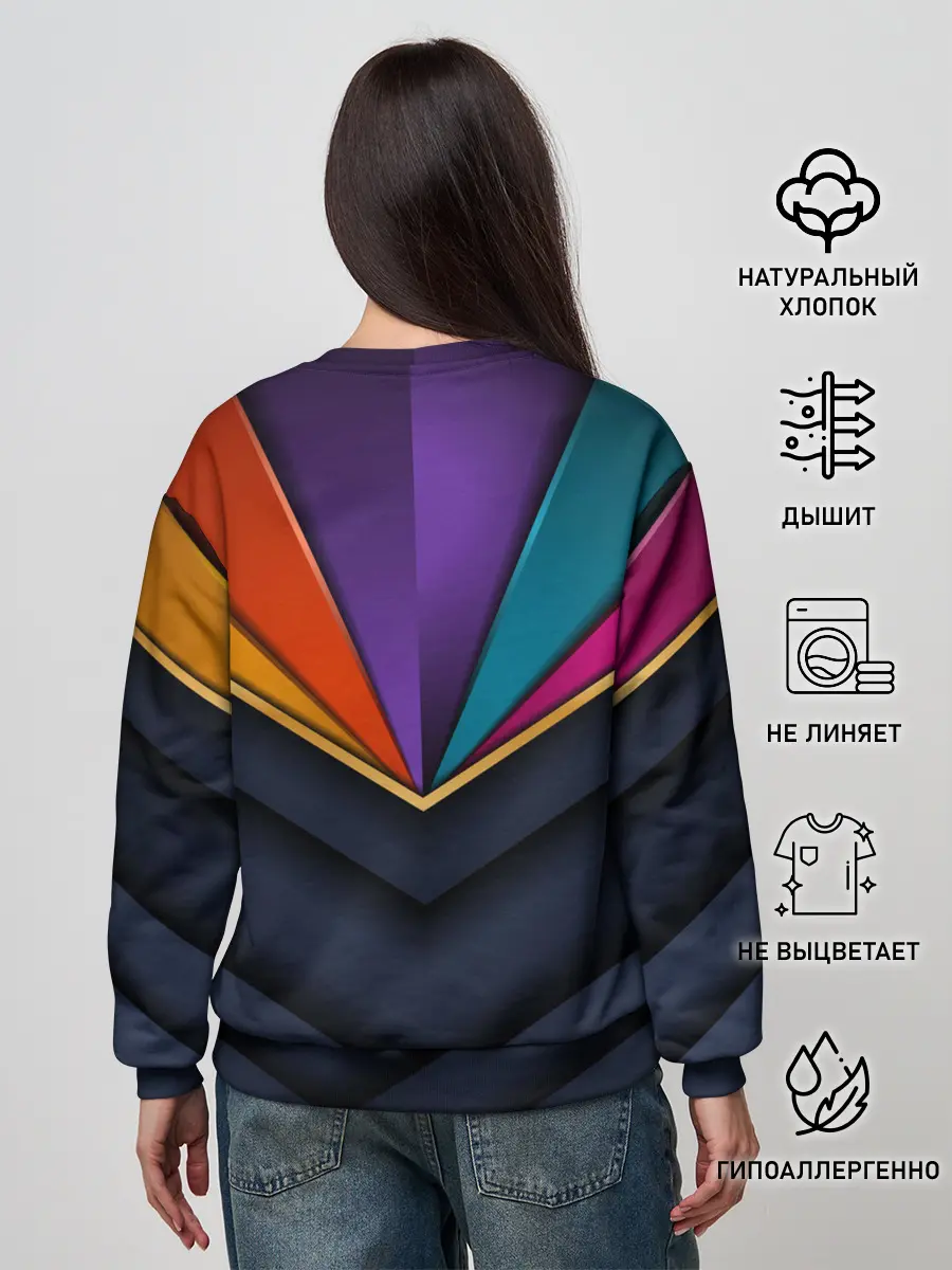 Женский свитшот / 3D luxury