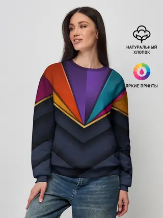 Женский свитшот / 3D luxury