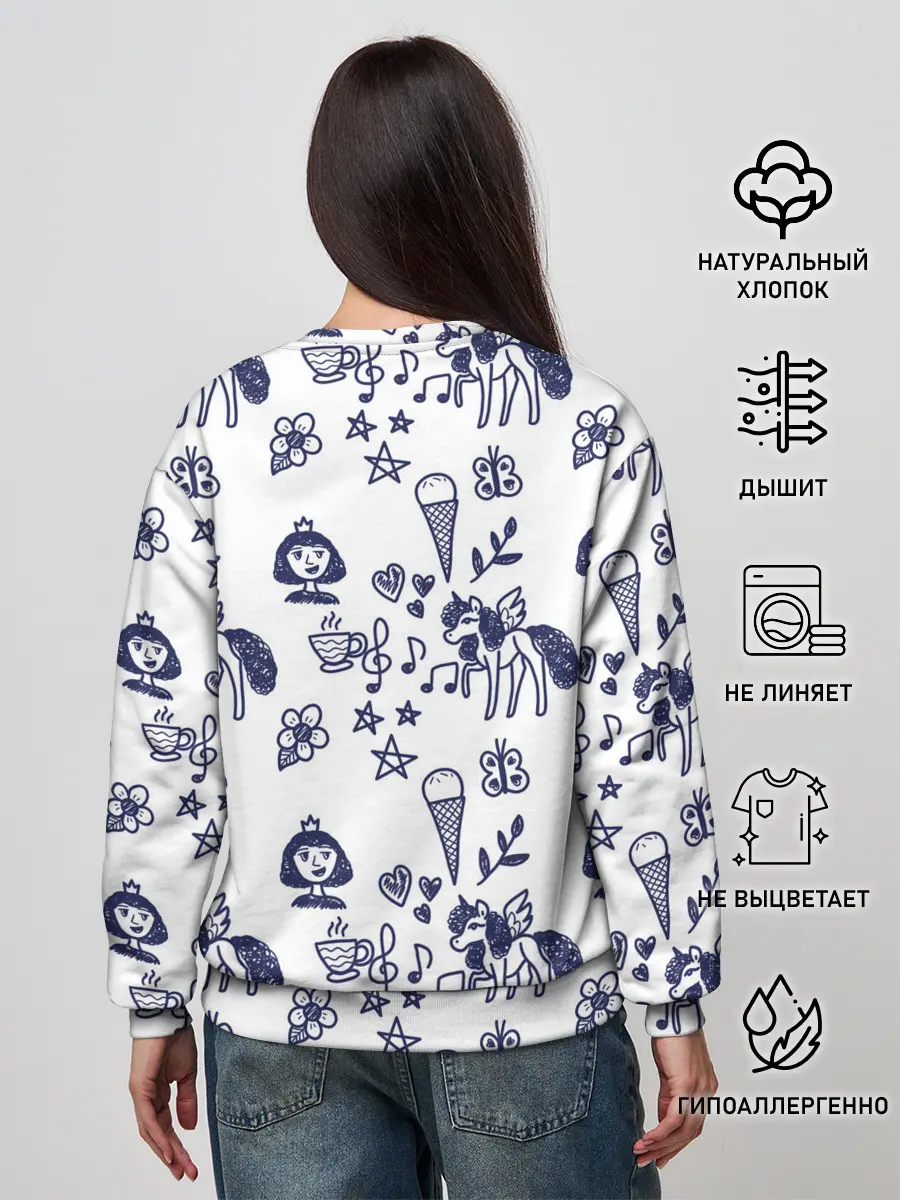 Женский свитшот / Девчачий дудл