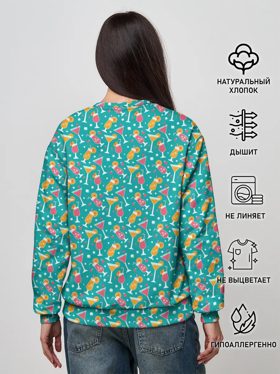 Женский свитшот / Летняя текстура