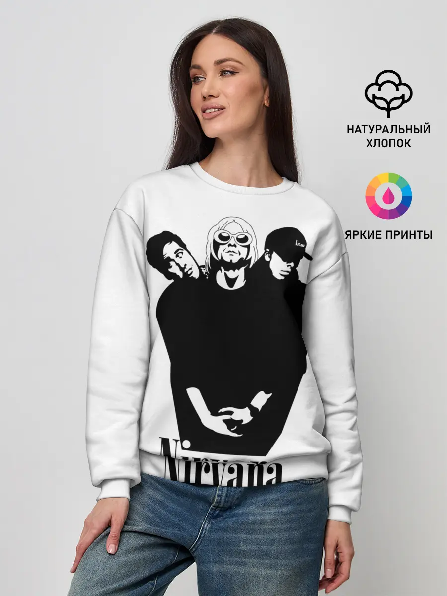 Женский свитшот / Nirvana Группа