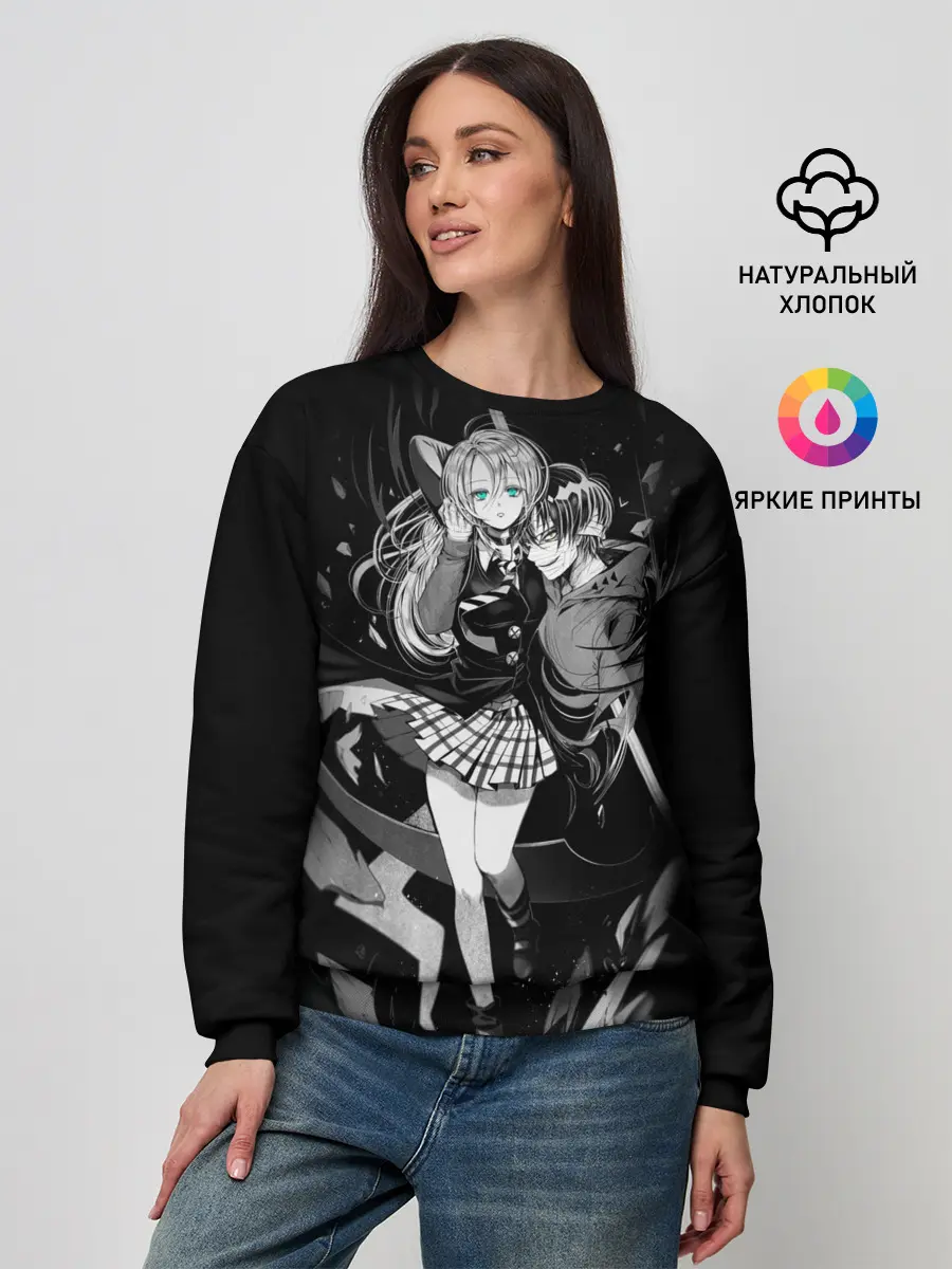 Женский свитшот / ангелы смерти