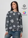 Женский свитшот / Звезды, планеты и созвездия