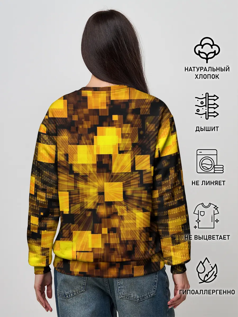 Женский свитшот / Неоновый взрыв