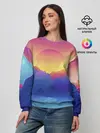 Женский свитшот / Красочные Горы