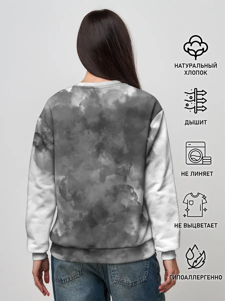 Женский свитшот / НЕ БУДИ ЛИХО / ВЕЛЕС