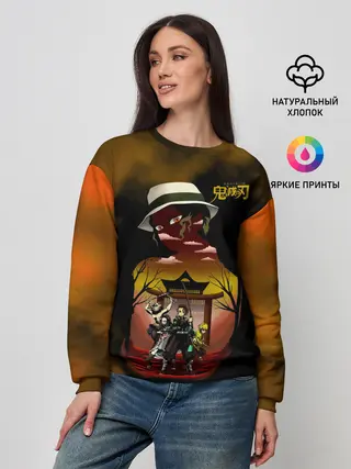 Женский свитшот / ГЕРОИ Клинок, рассекающий демонов