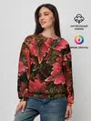 Женский свитшот / Красные листья