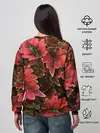 Женский свитшот / Красные листья