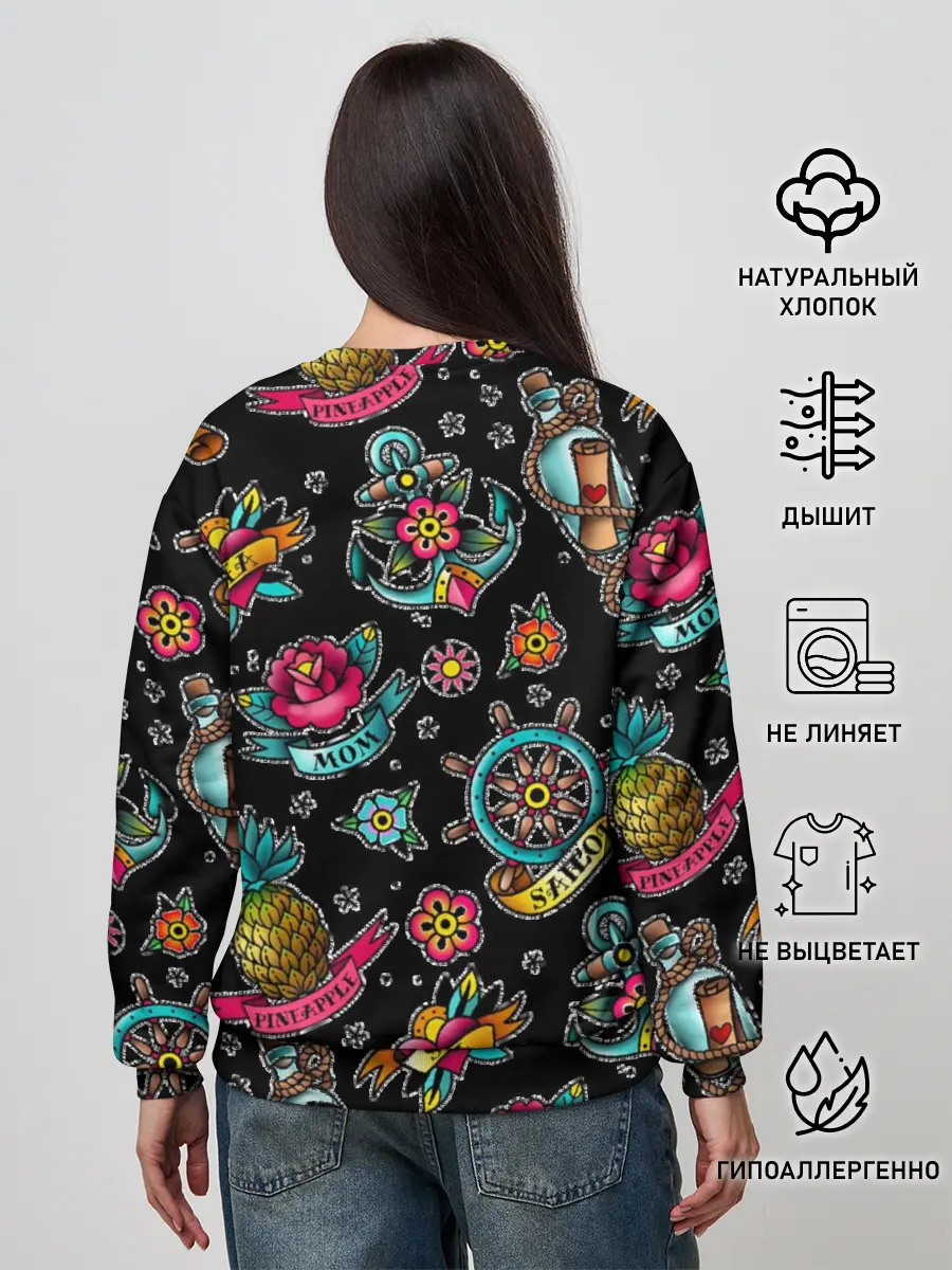 Женский свитшот / Old school Sailor