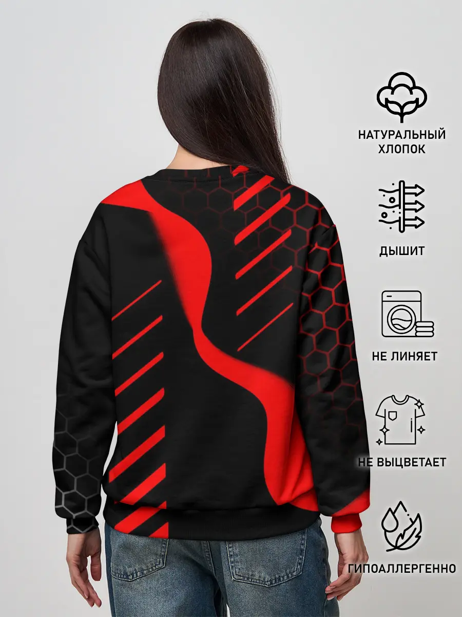 Женский свитшот / HONDA / ХОНДА / СПОРТ