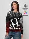 Женский свитшот / HONDA / ХОНДА / СЕТКА