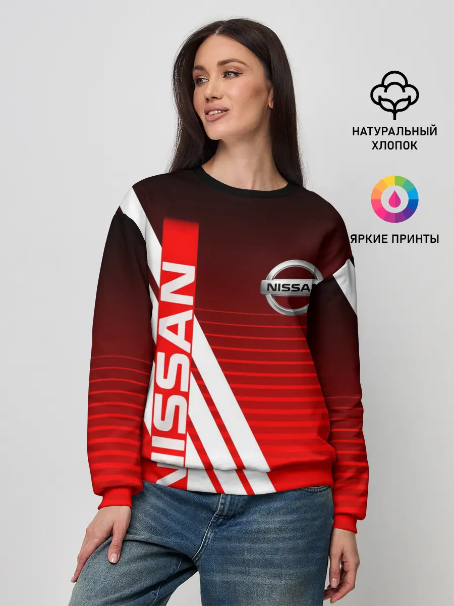 Женский свитшот / NISSAN / НИССАН / СПОРТ