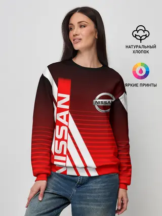 Женский свитшот / NISSAN / НИССАН / СПОРТ