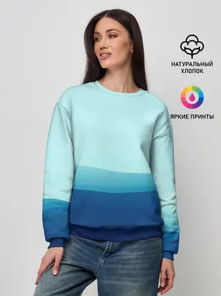 Женский свитшот / Море