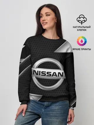 Женский свитшот / NISSAN / НИССАН / МЕТАЛЛ