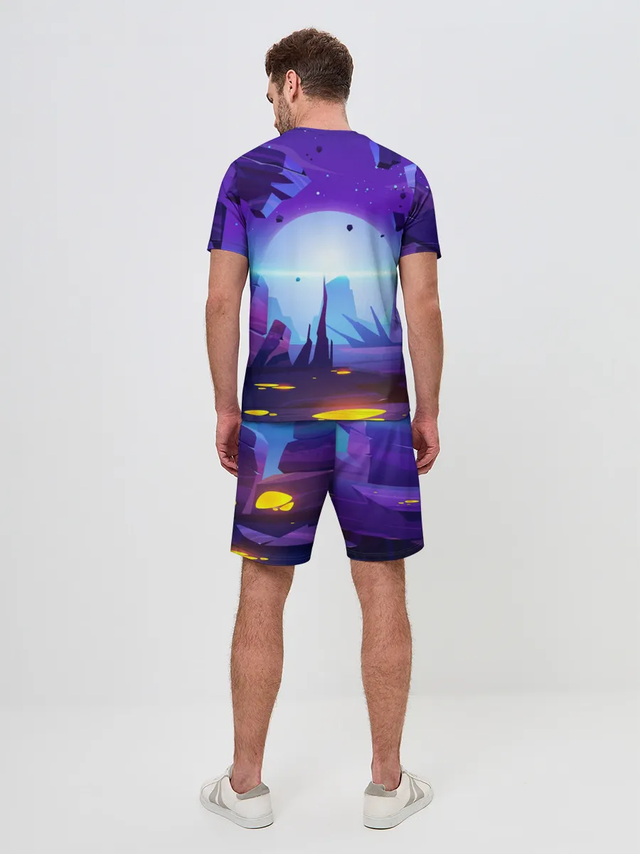 Мужской костюм с шортами / Minecraft на коне!