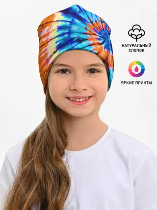 Детская шапка / Tie dye