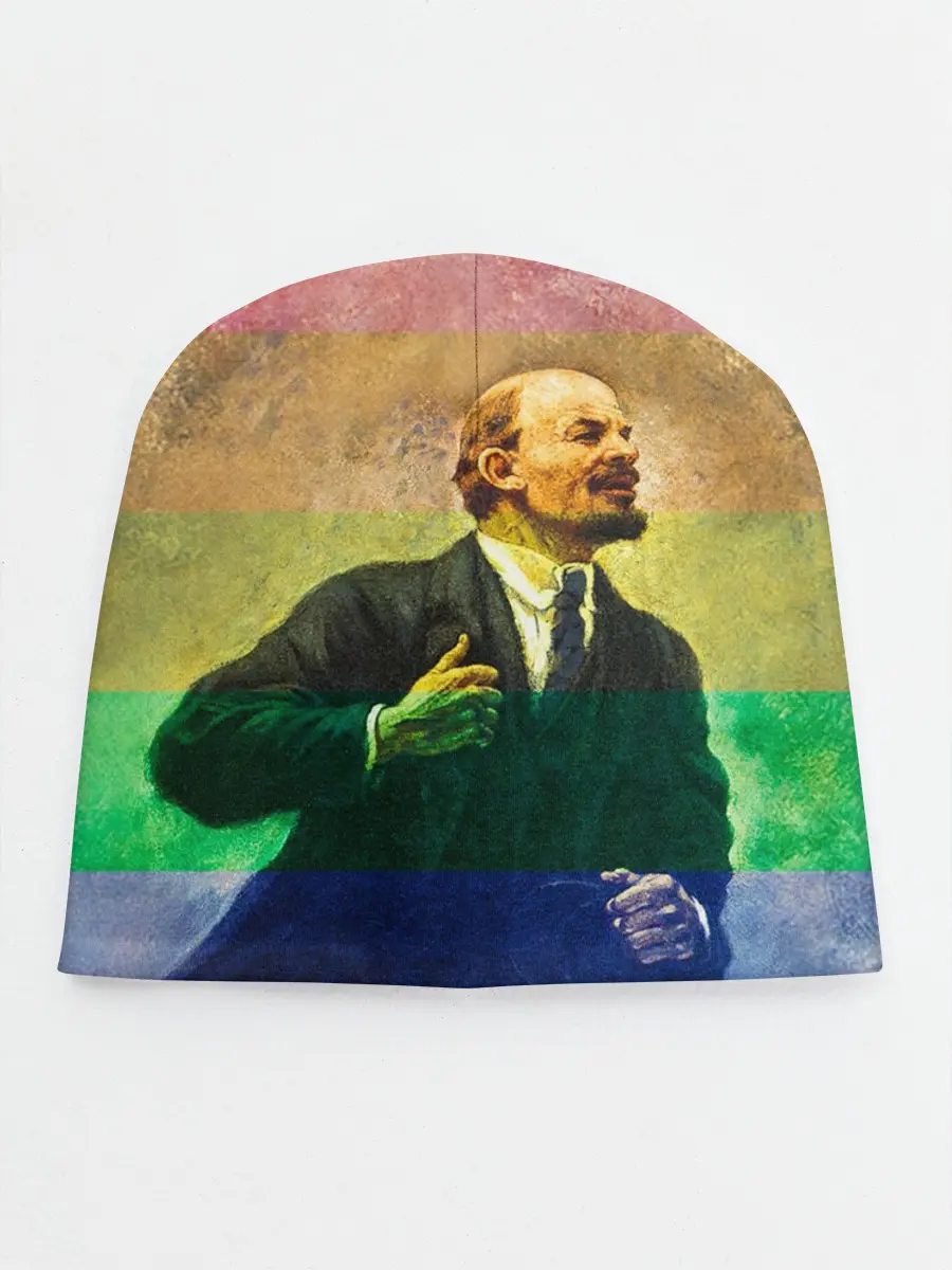 Детская шапка / Радужный Ленин