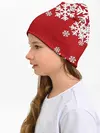 Детская шапка / Снежинки