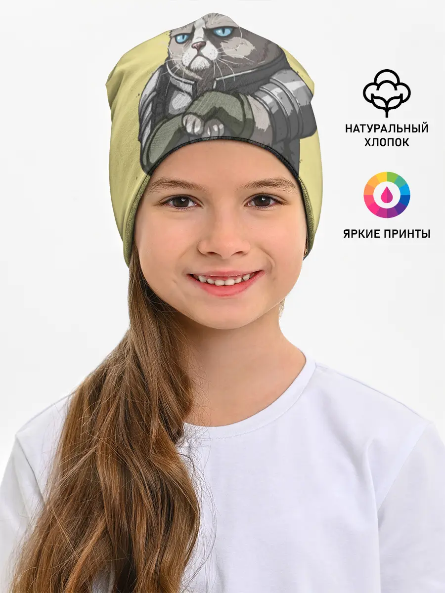 Детская шапка / Кот
