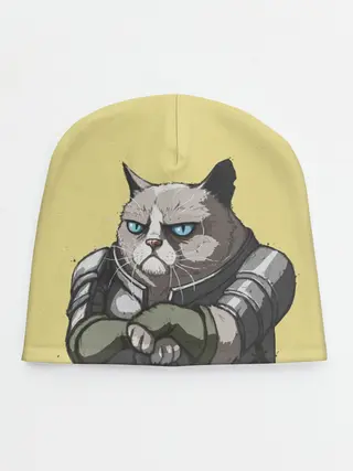 Детская шапка / Кот