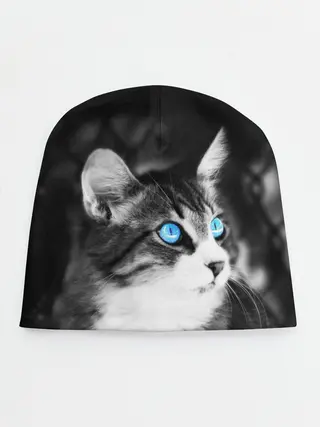 Детская шапка / Кот