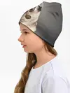 Детская шапка / Мопс в кепке