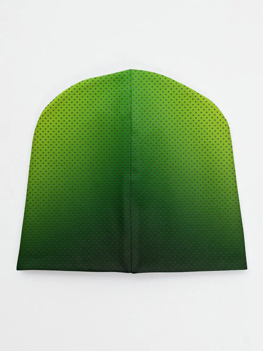 Детская шапка / Зелёная текстура