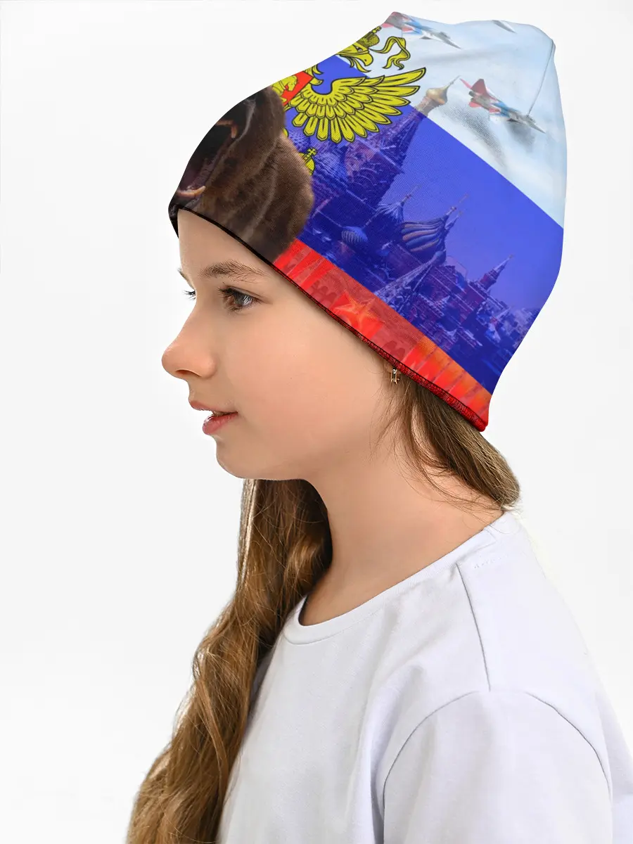 Детская шапка / Русский медведь и герб